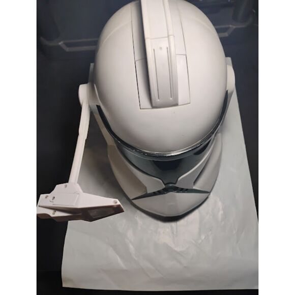 2008 Star Wars Clone Storm Trooper Talking Voice Changing Helmet W/Light Works - Picture 10 of 15